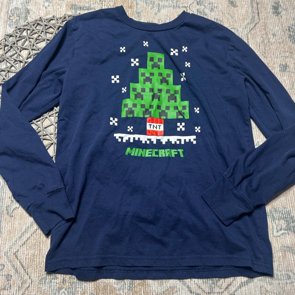 Celebrate Together Navy Blue Shirt Minecraft